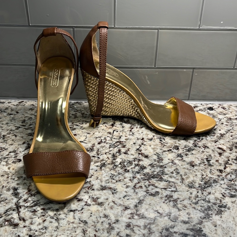 Coach Wedge Sandals